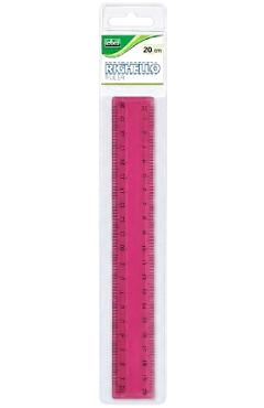 Imaginea produsului 'Riglă din plastic de 20 cm. Roz'