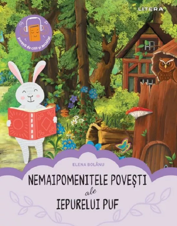 Coperta cărții 'Nemaipomenitele povești ale Iepurelui Puf - Elena Bolânu'