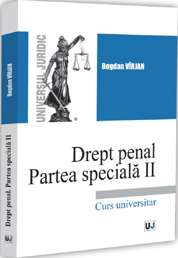 Coperta cărții 'Drept penal. Partea specială 2 - Bogdan Vîrjan'