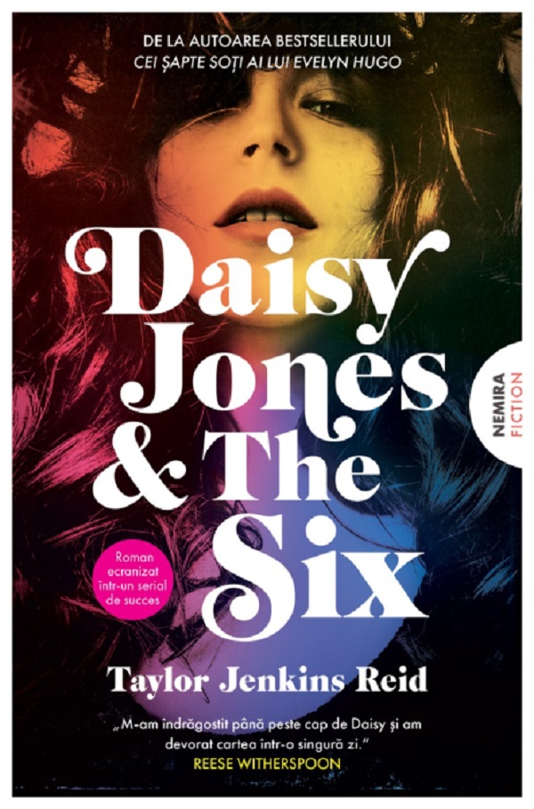 Coperta cărții 'Daisy Jones and The Six - Taylor Jenkins Reid'