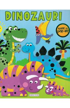 Coperta cărții 'Carte cu pop-up. Dinozauri - Jordi Busquets'