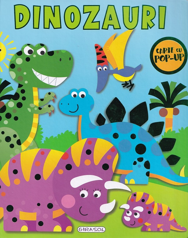 Coperta cărții 'Carte cu pop-up. Dinozauri - Jordi Busquets'