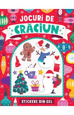 Jocuri de Craciun. Stickere din gel