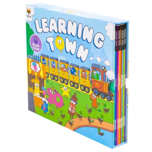 Coperta cărții 'Learning Town 8 Books Collection Set - Jessica Wren'