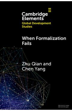 Coperta cărții 'When Formalization Fails - Zhu Qian'