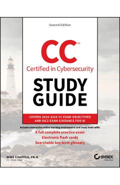 Coperta cărții 'CC Certified in Cybersecurity Study Guide - Mike Chapple'