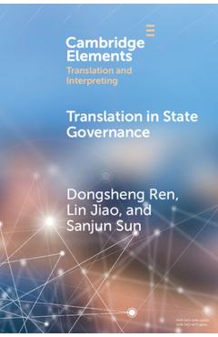 Coperta cărții 'Translation in State Governance - Dongsheng Ren'
