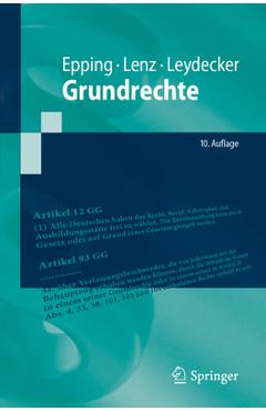 Coperta cărții 'Grundrechte - Volker Epping'