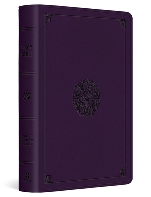 Coperta cărții 'ESV Large Print Bible (Trutone, Lavender, Emblem Design) -'