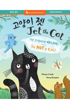 Coperta cărții 'Jet the Cat (Is Not a Cat) (Bilingual Korean & English) - Phaea Crede'