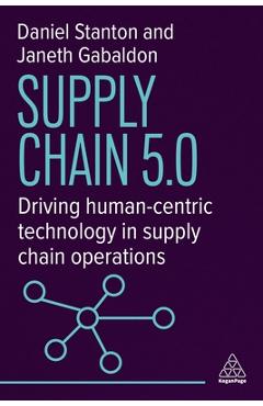 Coperta cărții 'Supply Chain 5.0: Driving Human-Centric Technology in Supply Chain Operations - Daniel Stanton'
