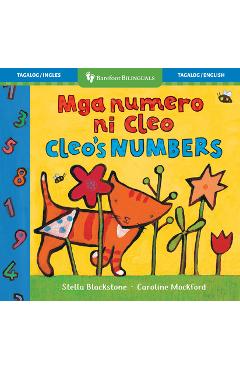 Coperta cărții 'Cleo's Numbers (Bilingual Tagalog & English) - Stella Blackstone'
