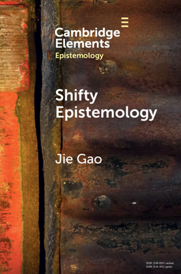 Coperta cărții 'Shifty Epistemology - Jie Gao'