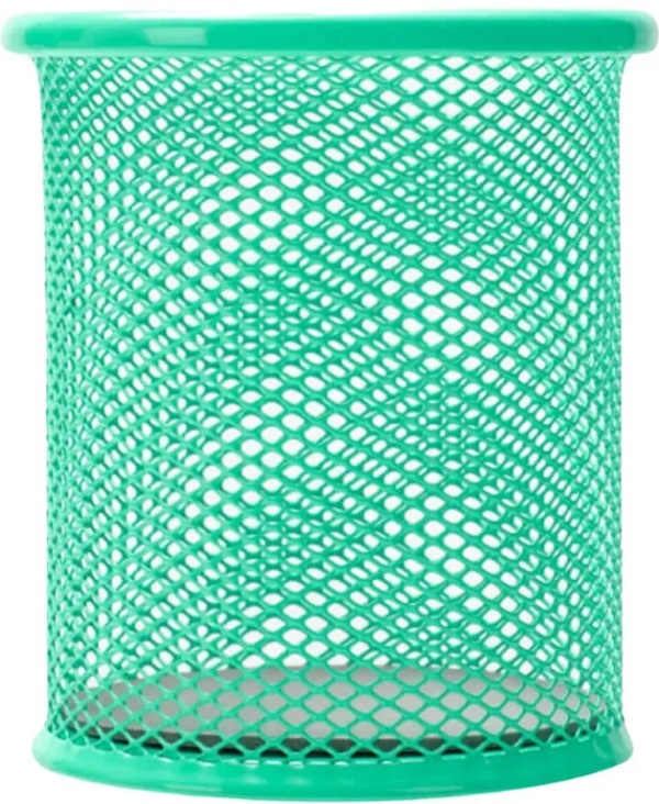 Suport instrumente de scris mesh color. Verde turquise