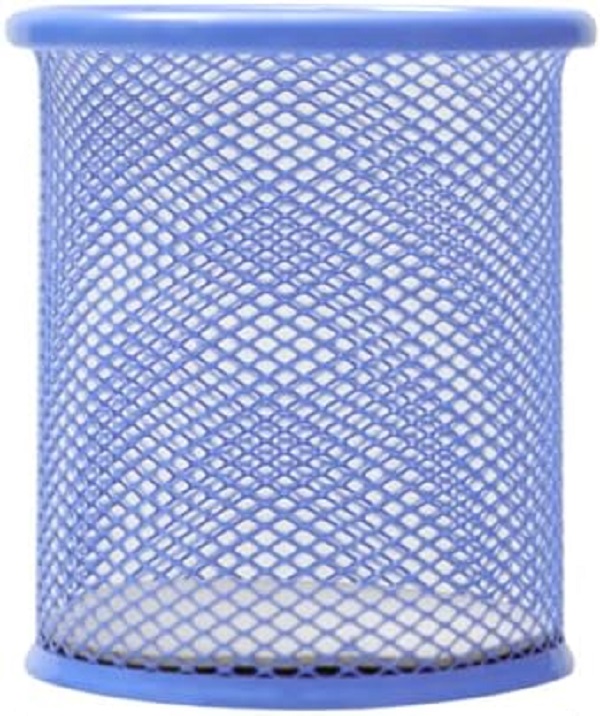 Suport instrumente de scris mesh color. Albastru