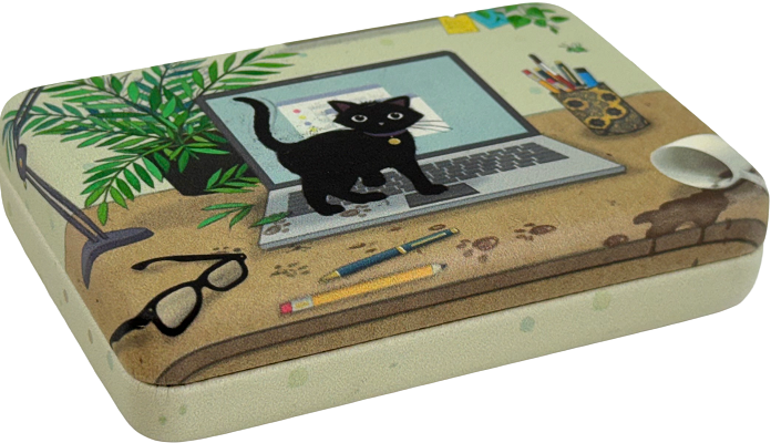 Imaginea produsului 'Cutie de bijuterii Bug Art. Pisică pe laptop'