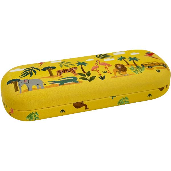 Etui ochelari galben. Les Petits Voyageurs