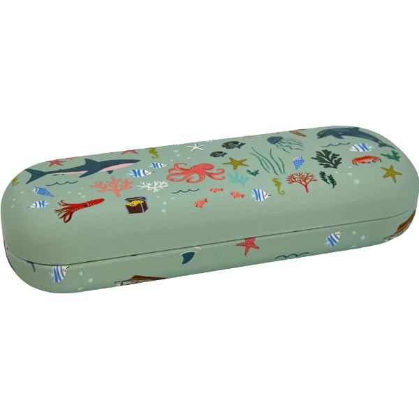 Etui ochelari bleu. Les Petits Voyageurs
