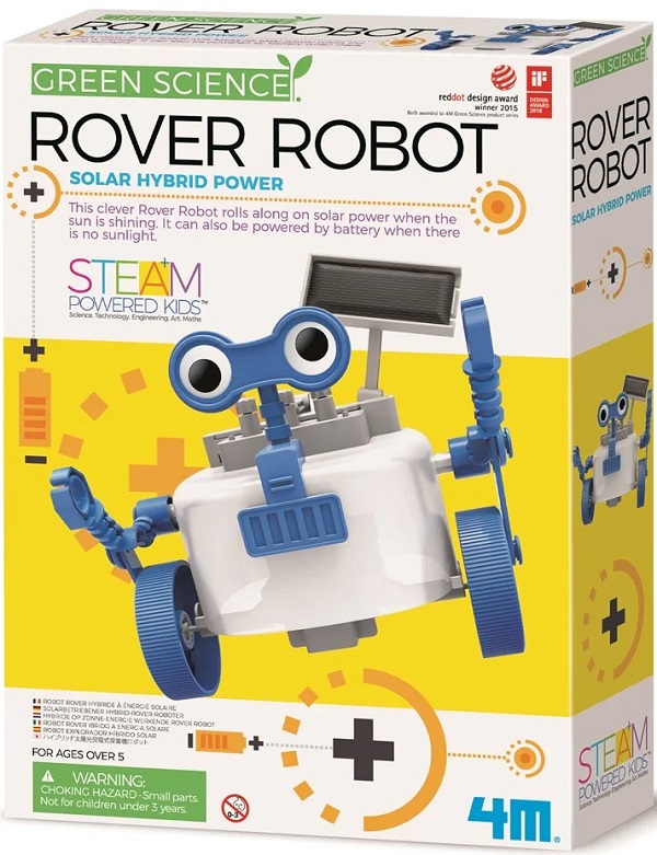 Imaginea produsului 'Kit Robot Rover hibrid cu energie solară'