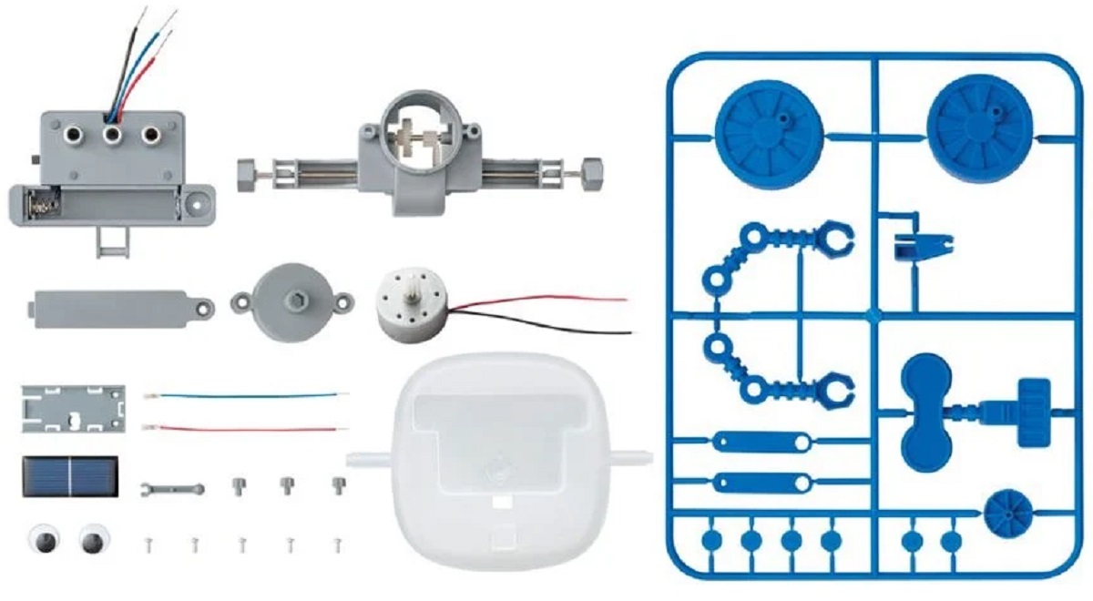 Imaginea produsului 'Kit Robot Rover hibrid cu energie solară'