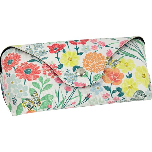 Etui ochelari alb. Jardin des merveilles