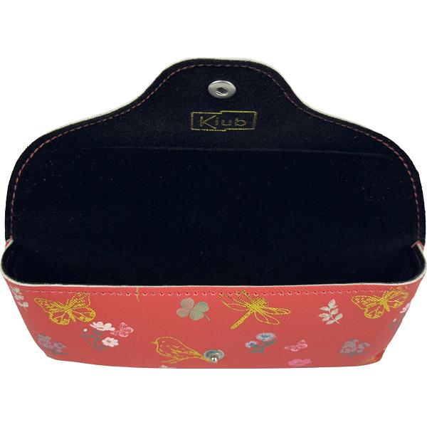 Etui ochelari portocaliu. Jardin des merveilles