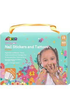 Imaginea produsului 'Stickere pentru unghii și tatuaje. Flori'