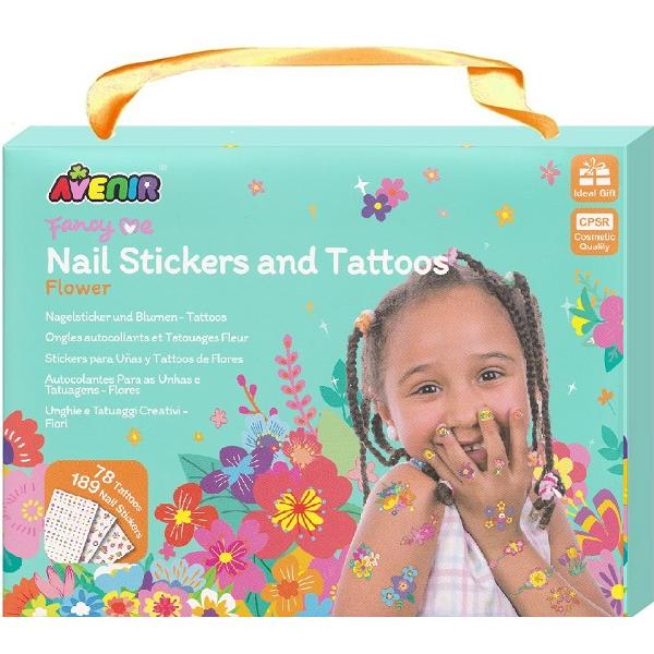 Stickere pentru unghii si tatuaje. Flori