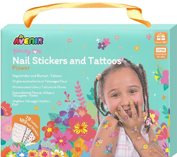 Imaginea produsului 'Stickere pentru unghii și tatuaje. Flori'