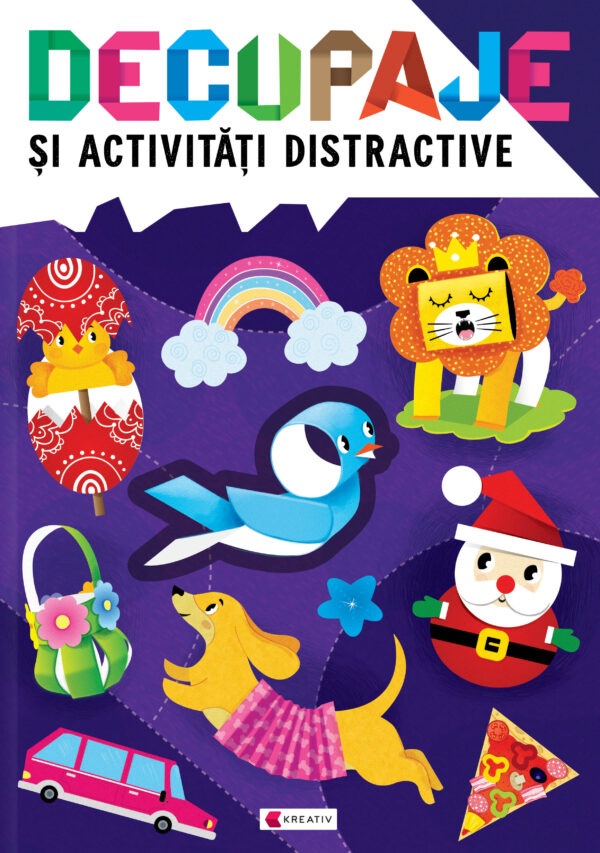 Coperta cărții 'Decupaje și activități distractive'