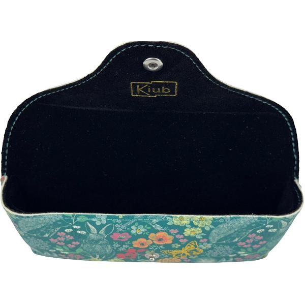 Etui ochelari verde. Jardin des merveilles