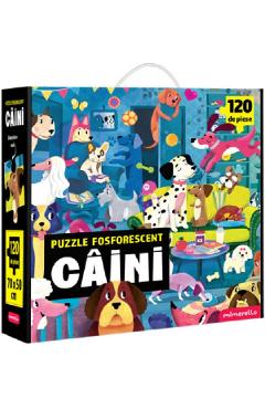 Imaginea produsului 'Puzzle fosforescent 120 piese. Câini'