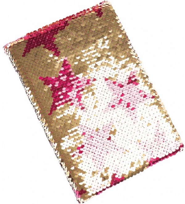 Imaginea produsului 'Jurnal secret cu paiete și pix: Girabrilla fashion. Magenta Stars'