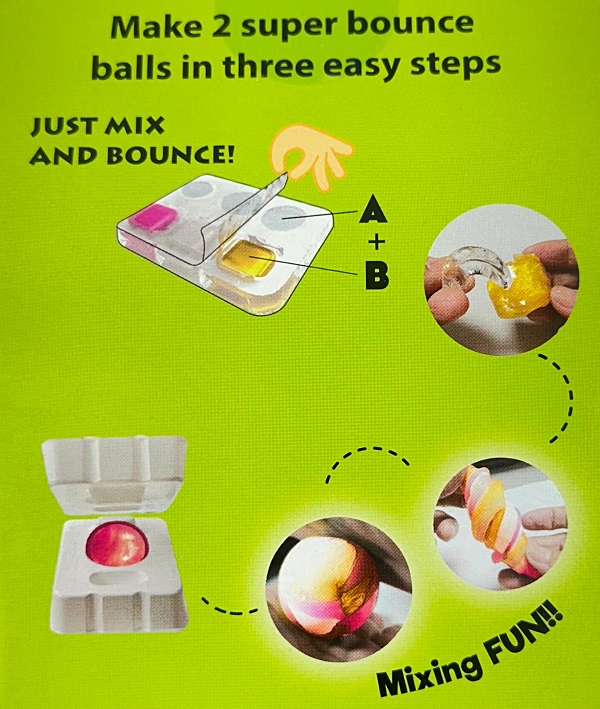 Imaginea produsului 'Kit pentru realizat mingi săltărețe. Super Bounce Ball Kit'