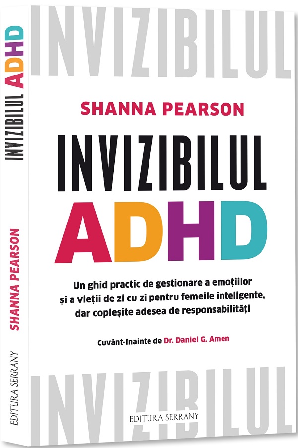 Coperta cărții 'Invizibilul ADHD - Shanna Pearson'
