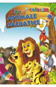 Lipim si coloram. Animale salbatice