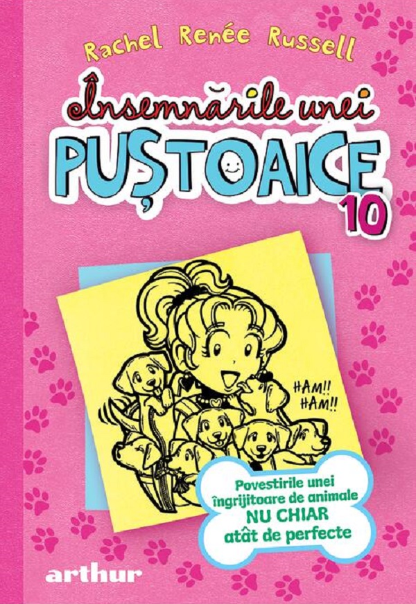 Coperta cărții 'Însemnările unei pustoaice Vol.10: Povestirile unei îngrijitoare de animale nu chiar atât de perfecte - Rachel Renée'