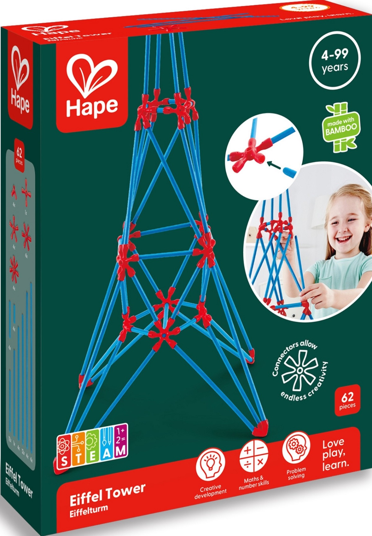 Imaginea produsului 'Jucărie din bambus: Turnul Eiffel'