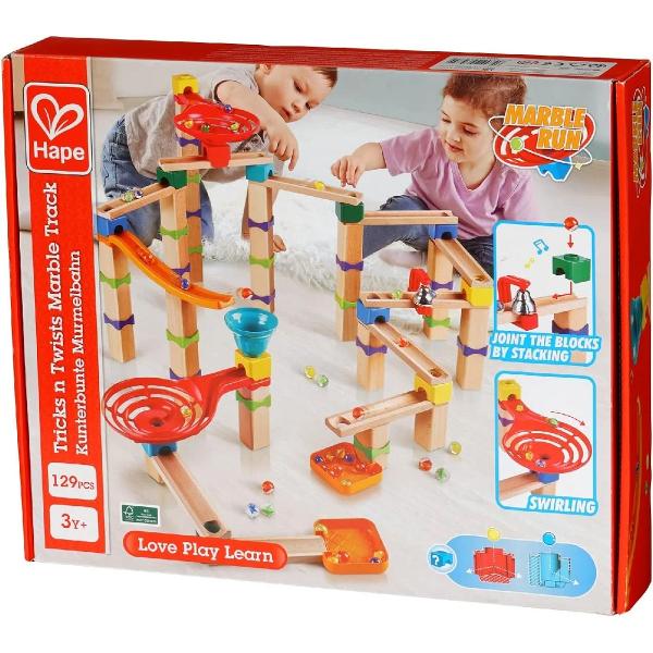 Jucarie din lemn: Marble Run Tricks n Twists