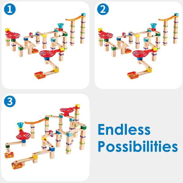 Jucarie din lemn: Marble Run Tricks n Twists