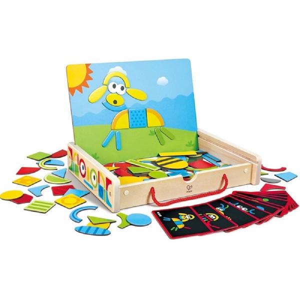 Jucarie din lemn: Cutie de arta magnetica