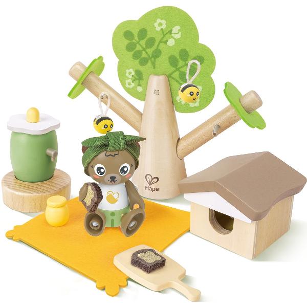 Jucarie din lemn: Picnic cu miere de albine