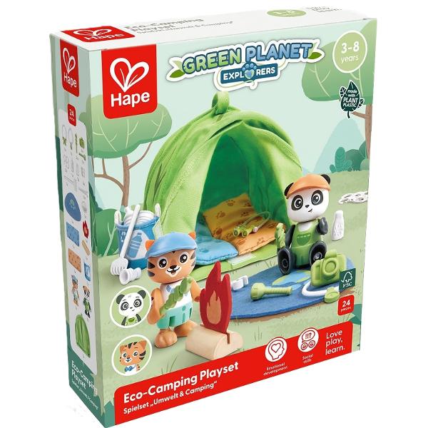 Jucarie din lemn: Eco-camping