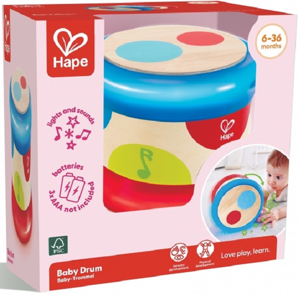 Imaginea produsului 'Jucărie din lemn. Toba bebelușului'