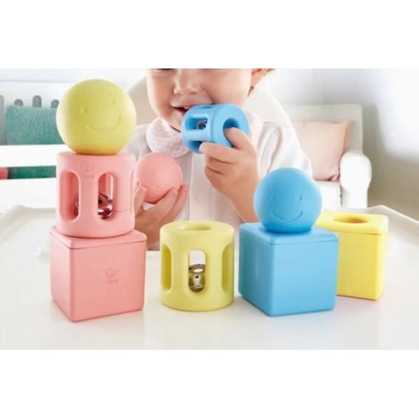 Zdranganitoare trio cu forme geometrice