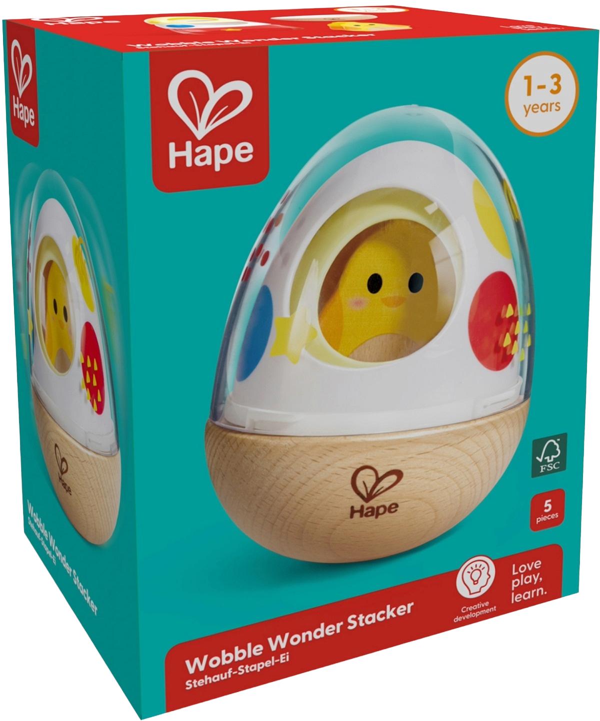 Imaginea produsului 'Jucărie din lemn: Hopa Mitică. Pui în ou'
