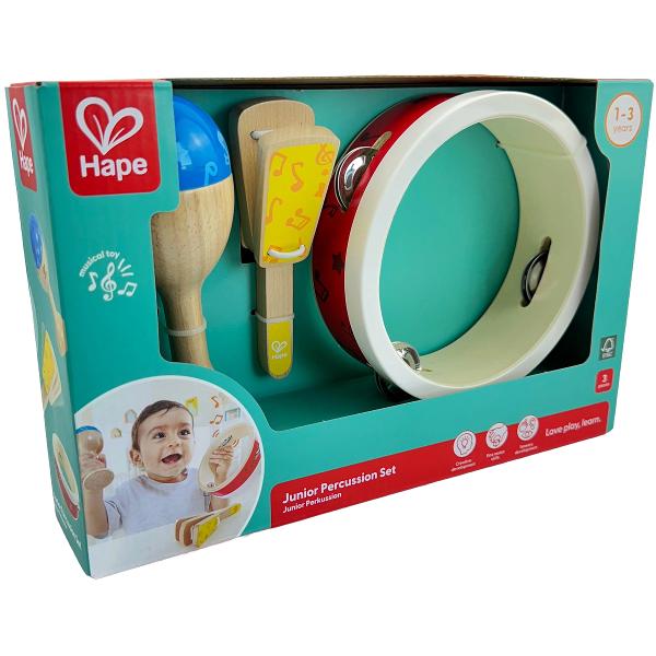 Jucarie din lemn: Set de percutie junior
