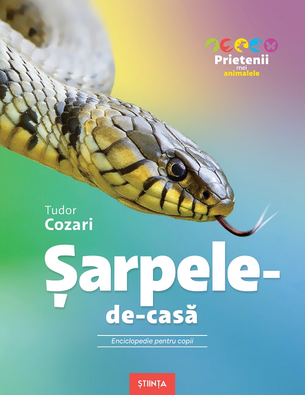 Coperta cărții 'Șarpele-de-casă. Enciclopedie pentru copii - Tudor Cozari'