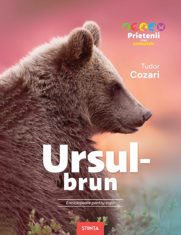 Coperta cărții 'Ursul-brun. Enciclopedie pentru copii - Tudor Cozari'