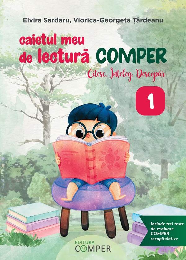 Coperta cărții 'Caietul meu de lectură Comper - Clasa 1 - Citesc. Înțeleg. Descopăr - Elvira Sardaru, Țârdeanu Viorica-Georgeta'